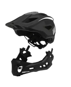 Casco integral negro S - Kiddimoto