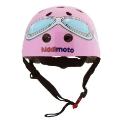 Casco rosa Goggle MEDIUM - Kiddimoto