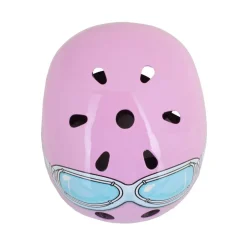 Casco rosa Goggle SMALL - Kiddimoto