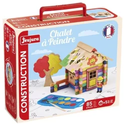 Chalet de madera para pintar 85 piezas - Jeujura