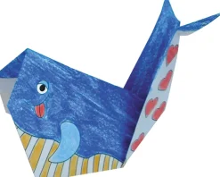 Coloring Origami - Ballena - Fridolin