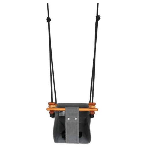 Columpio de madera y tela Gris - Solvej Swings