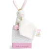 Conejo Pantin Peluche con flores - Doudou et Compagnie