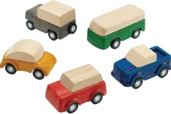 Conjunto de 5 vehículos pequeños - Plan Toys