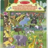 Cuaderno de pegatinas en relieve reposicionables jungla - Melissa & Doug
