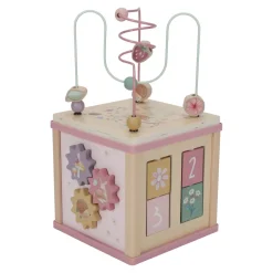 Cubo de actividad de madera Fairy Garden - Little Dutch