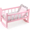 Cuna para muñecas 40 cm rosa - Petitcollin