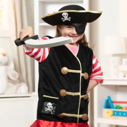 Disfraz para juego de roles de pirata - Melissa & Doug
