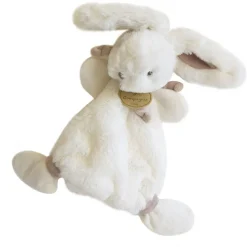 Doudou Lapin Bonbon taupe - Doudou et Compagnie