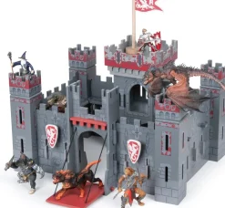 El fantástico castillo rojo y gris - Papo