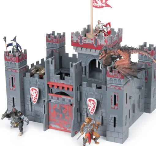 El fantástico castillo rojo y gris - Papo
