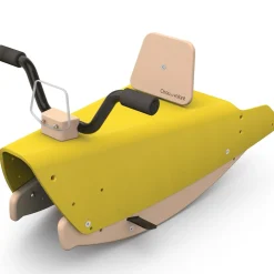 Escala 2 en 1 para motocicletas Amarillo - Chou Du Volant