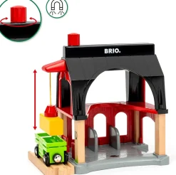 Establo de animales rojo Brio