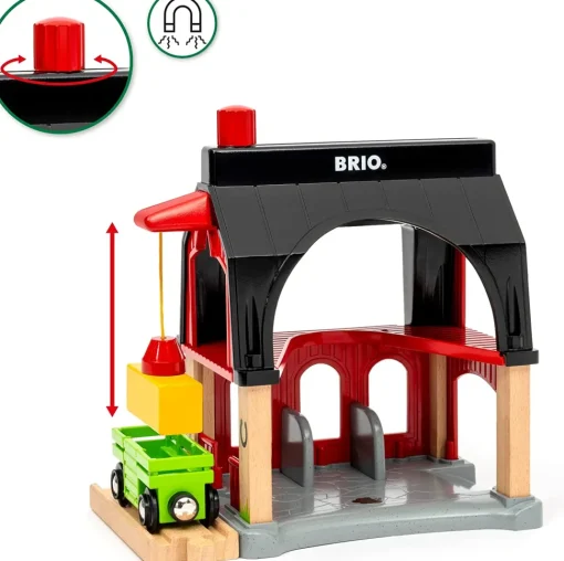 Establo de animales rojo Brio