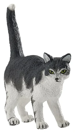 Figura de gato en blanco y negro - Papo