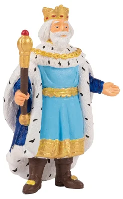 Figura de rey con cetro dorado - Papo