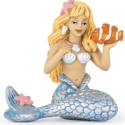 Figura de sirena plateada - Papo