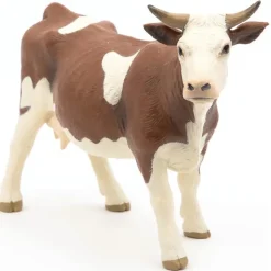 Figura de vaca Simmental Castaño