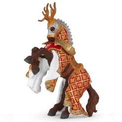 Figura del caballo del maestro de armas con escudo de ciervo - Papo