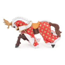 Figura del caballo del maestro de armas con escudo de ciervo - Papo