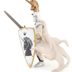 Figura del escudo del unicornio del maestro de armas - Papo