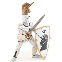 Figura del escudo del unicornio del maestro de armas - Papo