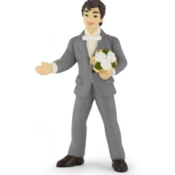 Figura del novio con el ramo - Papo