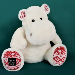 Hip Chic peluche hipopótamo blanco 40 cm - Histoire d'Ours