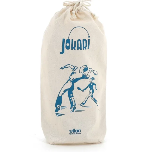 Jokari de madera haya maciza con bolsa de algodón - Vilac