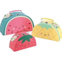 Juego de 3 maletas Frutas - Vilac