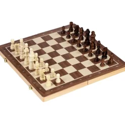 Juego de ajedrez y damas magnético - Goki