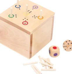 Juego de dados 6 en la caja - Small foot company