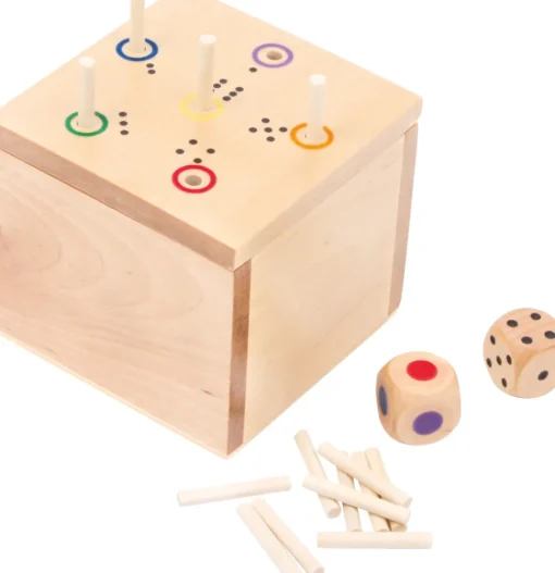 Juego de dados 6 en la caja - Small foot company