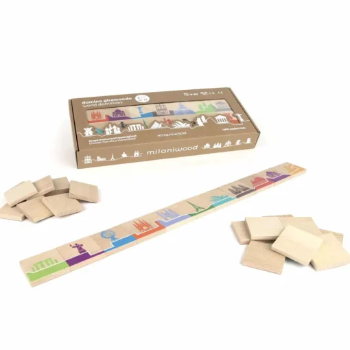 Juego de dominó Globe-trotter - Milaniwood