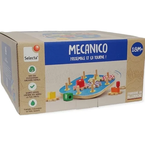 Juego de engranajes de madera - Selecta