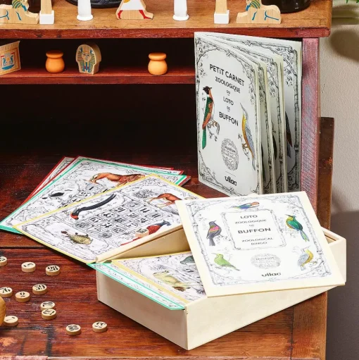 Juego de la lotería zoológico de Buffon - Vilac