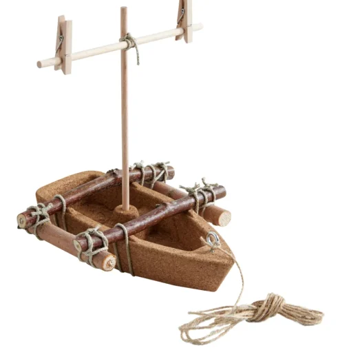 Kit de montaje - Barco de corcho - Haba