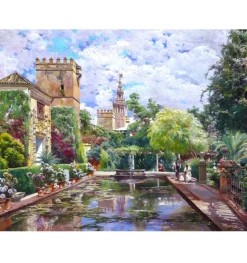 La cuenca del Alcázar de Rodríguez - Puzzle Michèle Wilson