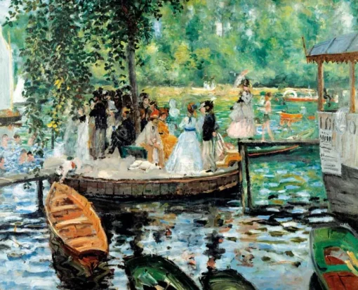 La Grenouillère de Renoir - Puzzle Michèle Wilson