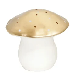 Lámpara de noche LED con forma de champiñón dorado - Egmont Toys