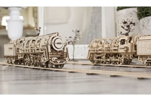 Locomotora de vapor modelo mecánico - Ugears
