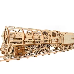 Locomotora de vapor modelo mecánico - Ugears