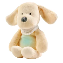 Luz de noche de peluche Perro Sleepy - vainilla - Nattou