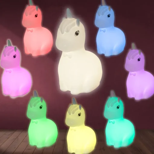 Luz nocturna unicornio con pajarita - Ulysse
