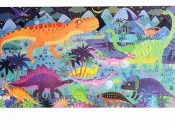 Maleta Puzzle My Dinosaur 104 pcs - Mideer