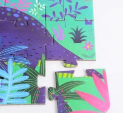 Maleta Puzzle My Dinosaur 104 pcs - Mideer