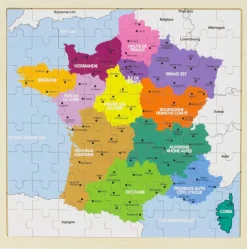 Mapa de las regiones de Francia - Ulysse