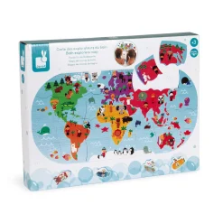 Mapa de rompecabezas de los exploradores del baño - Janod