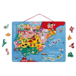 Mapa Magnético Península Ibérica - Janod