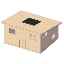 Material para casa solar con sensor de luz - The Cool Tool